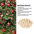thumbnail image 3 of Wooden Loose Beads, Safe 200pcs Unfinished Wood Beads Multipurpose  For DIY Club For Craft Making, 3 of 8