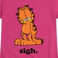 thumbnail image 3 of Garfield - Sigh - Toddler & Youth Girls Short Sleeve Graphic T-Shirt, 3 of 5