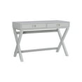 thumbnail image 6 of Linon Peggy 2-Drawer 44" Writing Desk, Gray, 6 of 22