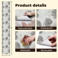 thumbnail image 5 of Woodland Peel and Stick Wallpaper 17.7in x 9.8ft Vintage Woodland Landscape Trees Pastoral Contact Paper Vinyl Waterproof Self Adhesive Wall Paper for Bedroom Shelf Cabinet Renter Friendly, 5 of 8