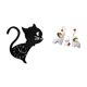 thumbnail image 5 of Reloj de pared con gato, bonito reloj de pared para guardería, sala de juegos, esculturas de elefantes para interiores, estatuas de elefantes, decorac, 5 of 8