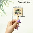 thumbnail image 2 of 1set 15 Pcs Wood Plant Labels 15 Styles Garden Labels with Plant Succulent Puns Baby Puns Tags Wooden Markers for Indoor and Outdoor Plants Flowers Seed Potting Baby Shower Favors Beige, 2 of 7