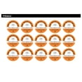 thumbnail image 6 of Printtoo Label Stickers for Small Business -100 RoundCustom Vinyl Waterproof Stickers -Personalized Labels for Handmade, Brand Stickers -Orange, 3x3 Inches, 6 of 6