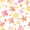 White Floral Orange, variant on FORMRS 1-Subject Spiral Notebook 8" x 5" College Ruled 60 Refillable Sheet, 2 Pack, White Grapefruit Slices