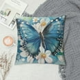 thumbnail image 2 of HENGT Butterfly Throw Pillow Covers Decorative Pillow Cases Square Cushion Cover for Couch Sofa Bedroom Patio, 2 of 5