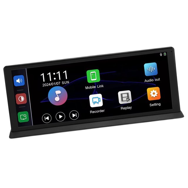Estereo de Automóvil Portátil, Rastreo GPS Radio de Automóvil Táctil 256GB Camisina 4K expandible para vehículo para vehículo vehiculo