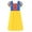 Robe Snow White, variante sur Robe d'Été de Princesse pour Fille à Manches Courtes en Coton Elsa Belle Déguisement d'Halloween pour 3-10 Ans