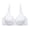 White, variant on AJGRHE Women Sleep BraDouble Lace Lingerie Bra for Plus Size Comfort and Support 105D Blue