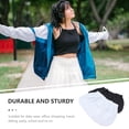 thumbnail image 4 of MRLESS 2pcs White and Black Elastic Waist Shirt Extenders for Girls, Comfortable Fit, 4 of 8