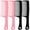 Black & Pink, variant on 4PCS Wide Tooth Comb, Large Hair Detangling Comb Styling Comb for Curly, Wet, Long Hair (Black & Blue, Polypropylene (PP))