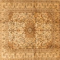 thumbnail image 1 of Ahgly Company Indoor Square Medallion Orange Traditional Area Rugs, 8' Square, 1 of 1