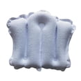 thumbnail image 2 of Almohada de baño inflable con soporte para el cuello, impermeable, antideslizante, cómoda, de secado rápido. Blanco, 2 of 9