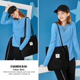 thumbnail image 4 of Corduroy Tote Bag for Women Canvas Shoulder Cord Purse with Inner Pocket, 4 of 4