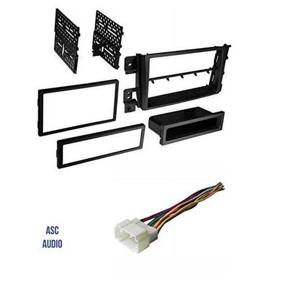 ASC Car Stereo Install Dash Kit and Wire Harness to install an Aftermarket Radio for 2006 2007 2008 2009 2010 2011 2012 2013 Suzuki Grand Vitara