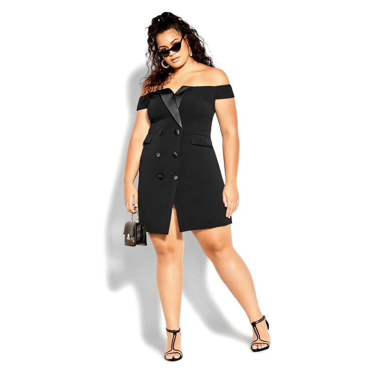 Modern Twist Chic Black Dress Modern Twist Chic Black Dress