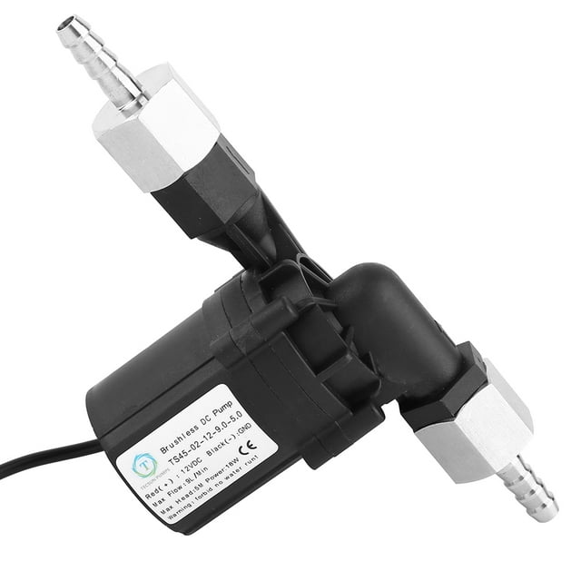 Bomba de circulación de cerveza casera sin escobillas de 12 V NPT1/2" con conector de plástico y enchufe de CC
