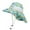 Green#9, variant on LIIPEE Girls Boys Sun Cap Camouflage Printed Bucket Wide Brim Adjustable Strap Hat Protection Caps With Neck Flap Toddler Casual School Hats,Army Green,L