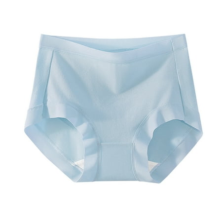 Kmdttou Womens Underwear Breathable Wicking Ladies Comfortable Solid Color Large Size Abdominal Panties Hight Waiste Underpants (Available in Plus Size)