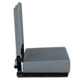 thumbnail image 5 of Emma + Oliver 500 lb. Rated Lightweight Stadium Chair with Handle & Ultra-Padded Seat, Gray, 5 of 10