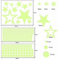 thumbnail image 5 of 435pcs Glow In The Dark Luminous Stars & Moon Wall Stickers Decal, Waterproof Vinyl Material Wall Ceiling Decal, 5 of 5