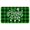 Irish Green Clover, variant on Four Leaf Clover Lucky Door Mat,Non Slip Durable Rugs Friendly Floor Door Mats for Indoor Outdoor Bathroom