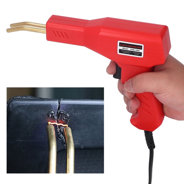 Mácina De Soldadoura De Plásstico De 50W, Pistola Soldadora De Grapadora Caliente De Mano, Kit De Herramientas De Reparación De Parachoques Automotriz
