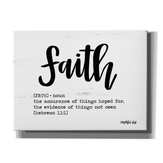 Epic Graffiti 'Faith' by Imperfect Dust, Canvas Wall Art, 54"x40"