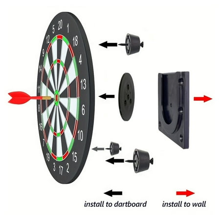 

Faucet Hardware Black Home Indoor Game Board Bracket Hanging Board Mounted Parts Tool