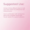 thumbnail image 4 of Polvo acrílico para uñas Young Nails Cover, transparente, rosa nude, 45 g, 4 of 7
