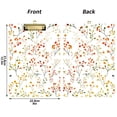thumbnail image 5 of FORMRS Acrylic Clipboard with Low Profile Clip Standard A4 Letter Size, 12.5" x 9", Small Floral Pattern, 5 of 8