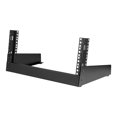 thumbnail image 1 of StarTech.com 4U 19" Desktop Open Frame Rack - 2 Post Free-Standing Network Rack Switch Depth for Patch Panel/Data/AV/IT/Communication/Studio/Computer Equipment 66lb Capacity w/Cage Nuts/Screws (RK4OD), 1 of 6