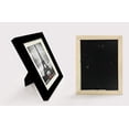 thumbnail image 5 of Studio 500 6-Piece Value Pack of 8x10" Black Wall and Tabletop Real Solid Wood Photo Frames with Tempered Glass and Acid-Free Ivory White Beveled Mat Board for 5x7 Pictures, 5 of 6