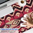 thumbnail image 2 of Long Mouse Pads for Desk,Red Geometric Striped Pattern Desk Mats on Top Of Desks, Desk Mouse Pad Extra Large with 3mm Non-Slip Base and Stitched Edge for Gaming,Office,Work,Home 47.3"x23.6", 2 of 6