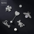 thumbnail image 3 of Trendy Designer Croc Charms For Women And Girls, Bling Shoe Charms Pack With Buttons, 16pcs, 3 of 5