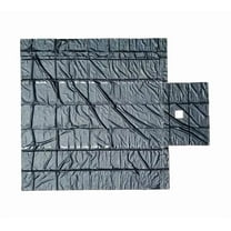 Airbag / Parachute Fabric Black Ultra Light Lumber Tarp 16' x 27' (4' Drop) - 14 Oz Vinyl Lumber Tarps for Flatbed Truck & Trailer