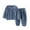 Dark Blue, variant on Esaierr 2PCS Baby Toddler Pullover Split Pajamas Set Kids Flannel Fleece Pajamas Set Boys Girls Shu Cotton Velvet Sleepwear Outfits Loungewear Fall Winter Clothes for 12 Months-8 Years