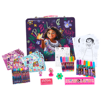 Disney Encanto Mirabel Girls Art Kit Stickers Markers Gel Pens 500 Piece Set