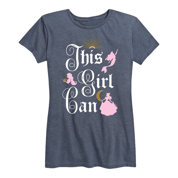 Disney Princess - This Girl Can - Women's Short Sleeve Graphic T-Shirt