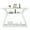 White, variant on WoofPaw Wood Console Table for Entryway, 3 Tier Decorative Sofa Table with Curved Frame and 2 Open Storage Shelves, Narrow Side Table for Hallway Living Room Bedroom,White