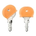 thumbnail image 5 of Uxcell Silicone Keys ID Sleeve Identifier Key Cap Cover Tags, Orange 10 Pack, 5 of 6