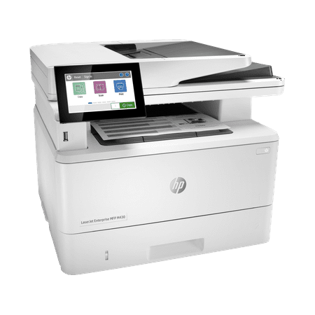 HP - LaserJet Enterprise M430F Black-and-White All-In-One Laser Printer - White