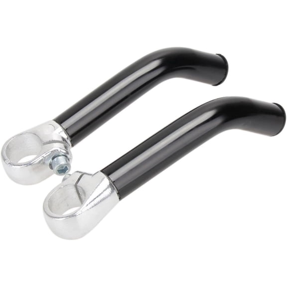1‑Pair Aluminum Alloy Bike Bar Ends, Handlebar Extensions for 22.2mm Mountain Bike Handlebars,Black