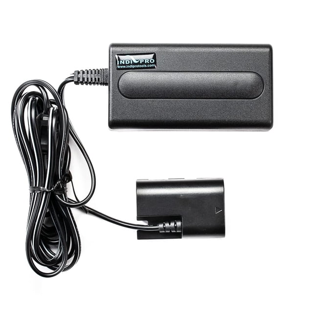 Fuente de Alimentación AC IndiPRO Batería Falsa LP-E6 Cable de 2.5 m