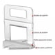 thumbnail image 3 of Clip Corbata Nivelador Porcelanico Azulejo Loseta Piso 100pz, 3 of 6