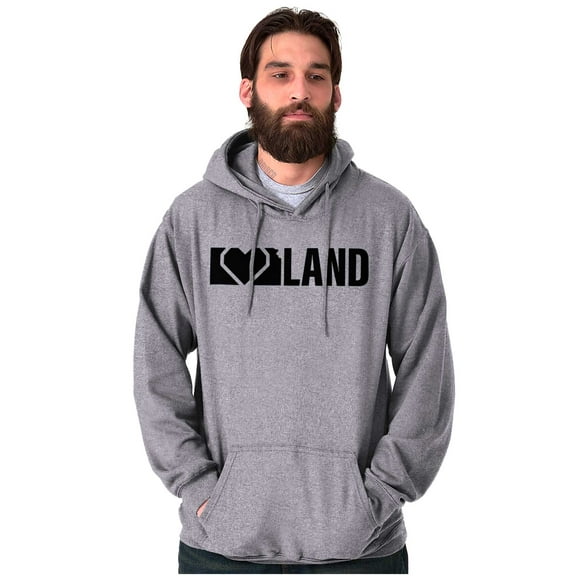 Kansas Heartland Cute Midland Pride Unisex Plus Fleece Graphic Hoodie Brisco Brands 2X