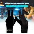 thumbnail image 4 of Transpirable 1pc Guantes de billar Dedo abierto Suave Suave Portátil Entrenamiento amateur, 4 of 8