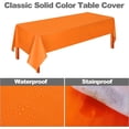 thumbnail image 3 of 193 Pieces Orange Dinnerware Set Solid Tableware Set Including Disposable Paper Plates, Cups, Napkins, Cutlery, Table Cover for Party Supplies, 3 of 5