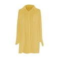 thumbnail image 4 of Womens Spring Summer Shirts Mesh Button Down Sexy Top Long Sleeve Shirts for Women, 4 of 4