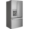 thumbnail image 3 of Ge Profile Pye22p 36" Wide 22.2 Cu. Ft. French Door Refrigerator - Stainless Steel, 3 of 7