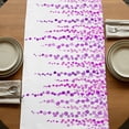 thumbnail image 5 of Table Runners 36 Inches Long Dress Scarves, Purple Polka Dots Farmhouse Kitchen/Dining Table Runner, Short Coffee Tablerunners, Vintage Abstract Art Watercolor 13x36 Inch, 5 of 9